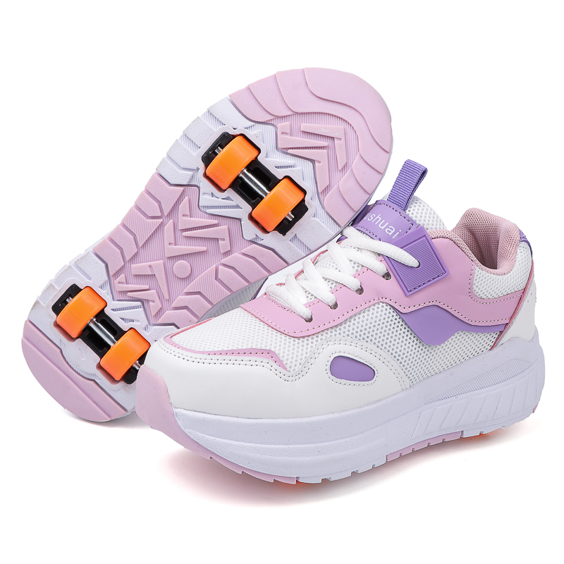 Sneakers - Kids Roller Skates 4 Wheels Detachable