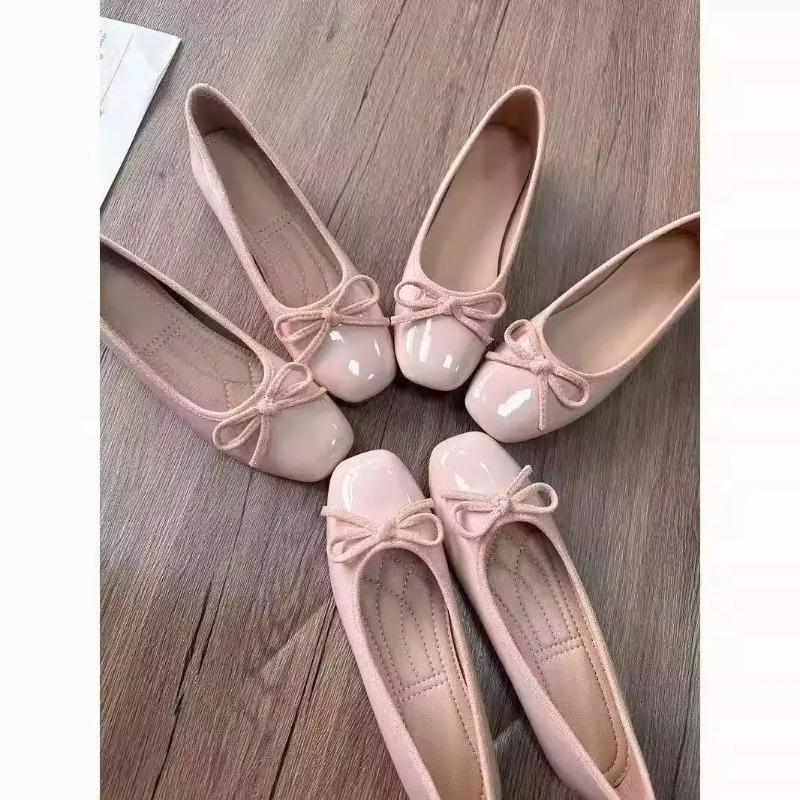 Women Ballet Flats Square Toe  - Heels recension och pris