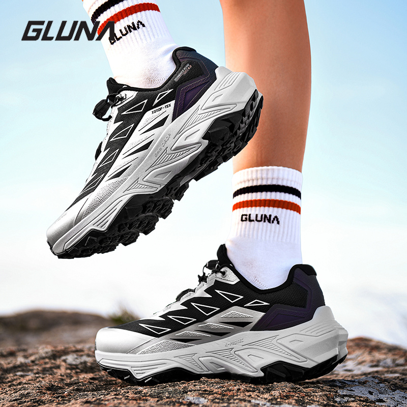 GLUNA Full Waterproof Trail Ru - Anti Slip Trail Running Sneakers recension och pris