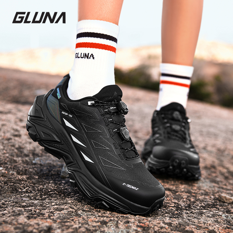 GLUNA Full Waterproof Trail Ru - Anti Slip Trail Running Sneakers recension och pris