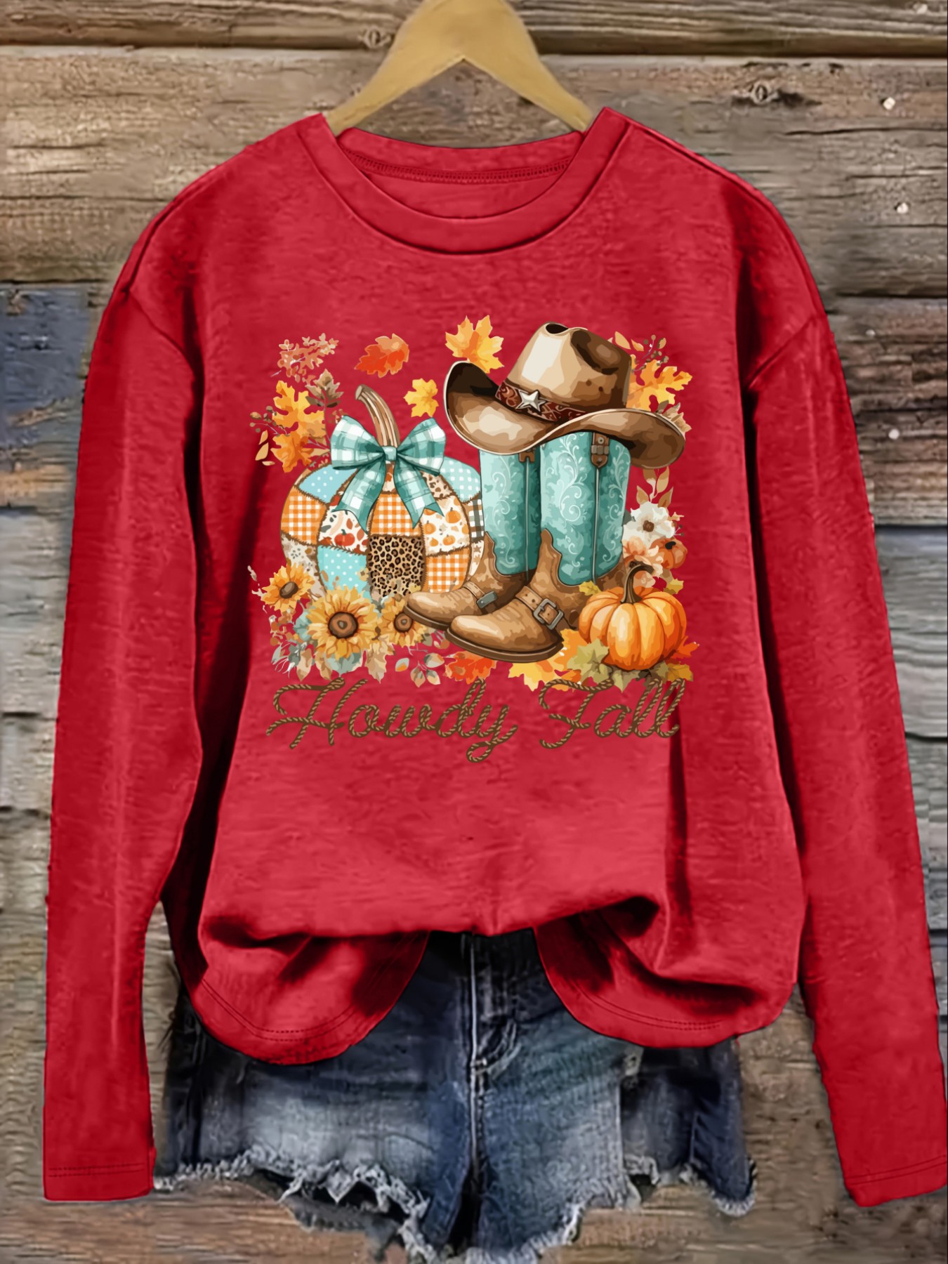 Women's Casual Long Sleeve Cre - Boots recension och pris
