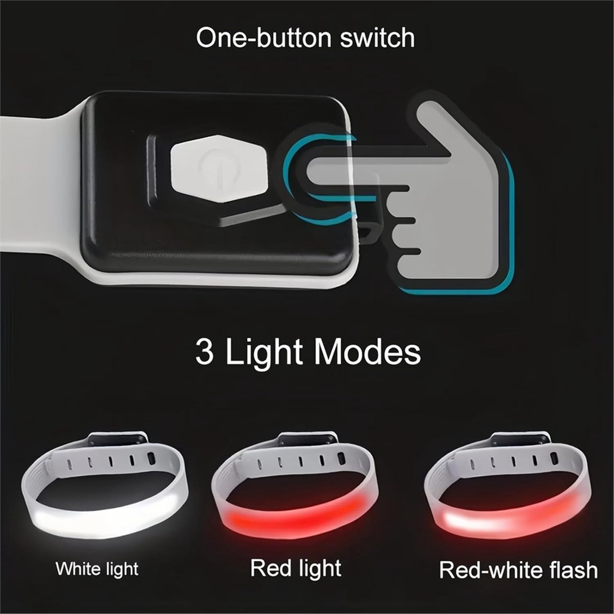 AD45 2PCS Armband Running Ligh - Reflective Night Running Shoes recension och pris