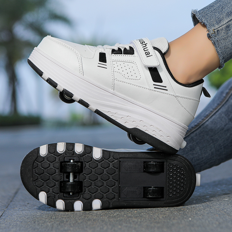 Kids 4‑Wheel Retractable Rolle - Sneakers recension och pris