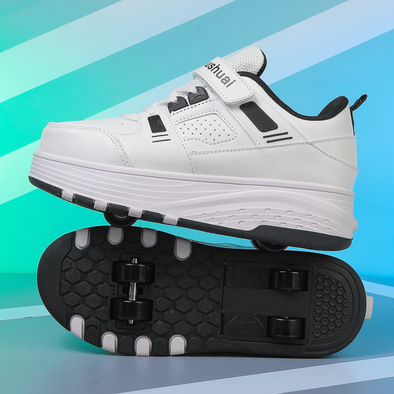Kids 4‑Wheel Retractable Rolle - Sneakers recension och pris