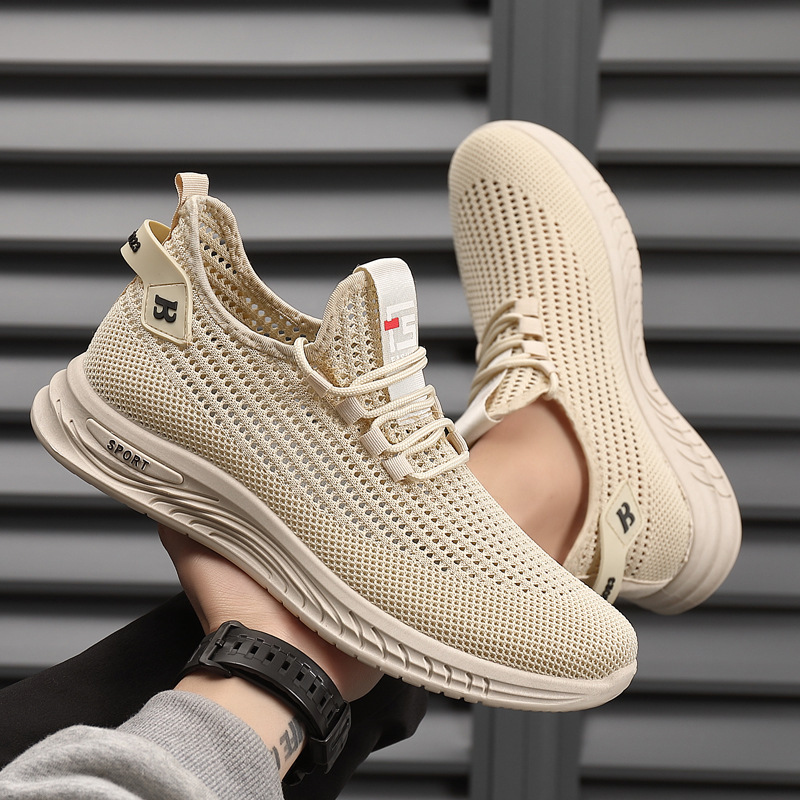 Lightweight Mesh Knit Trainers - Shock Absorbing Gym Trainers recension och pris