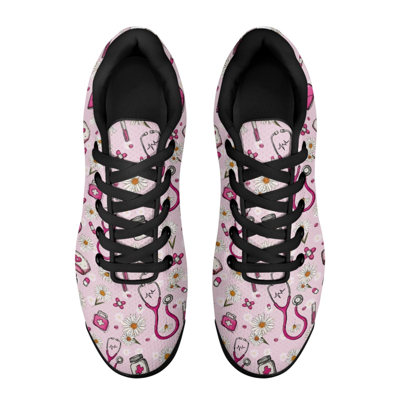 PENSTROLL Pink Daisy Hearts So - Air Cushion Jogger Shoes Men recension och pris