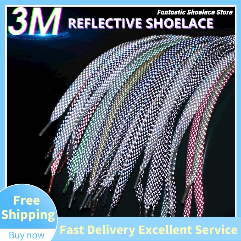 3M Reflective Shoelaces Flat   - Reflective Night Running Shoes recension och pris